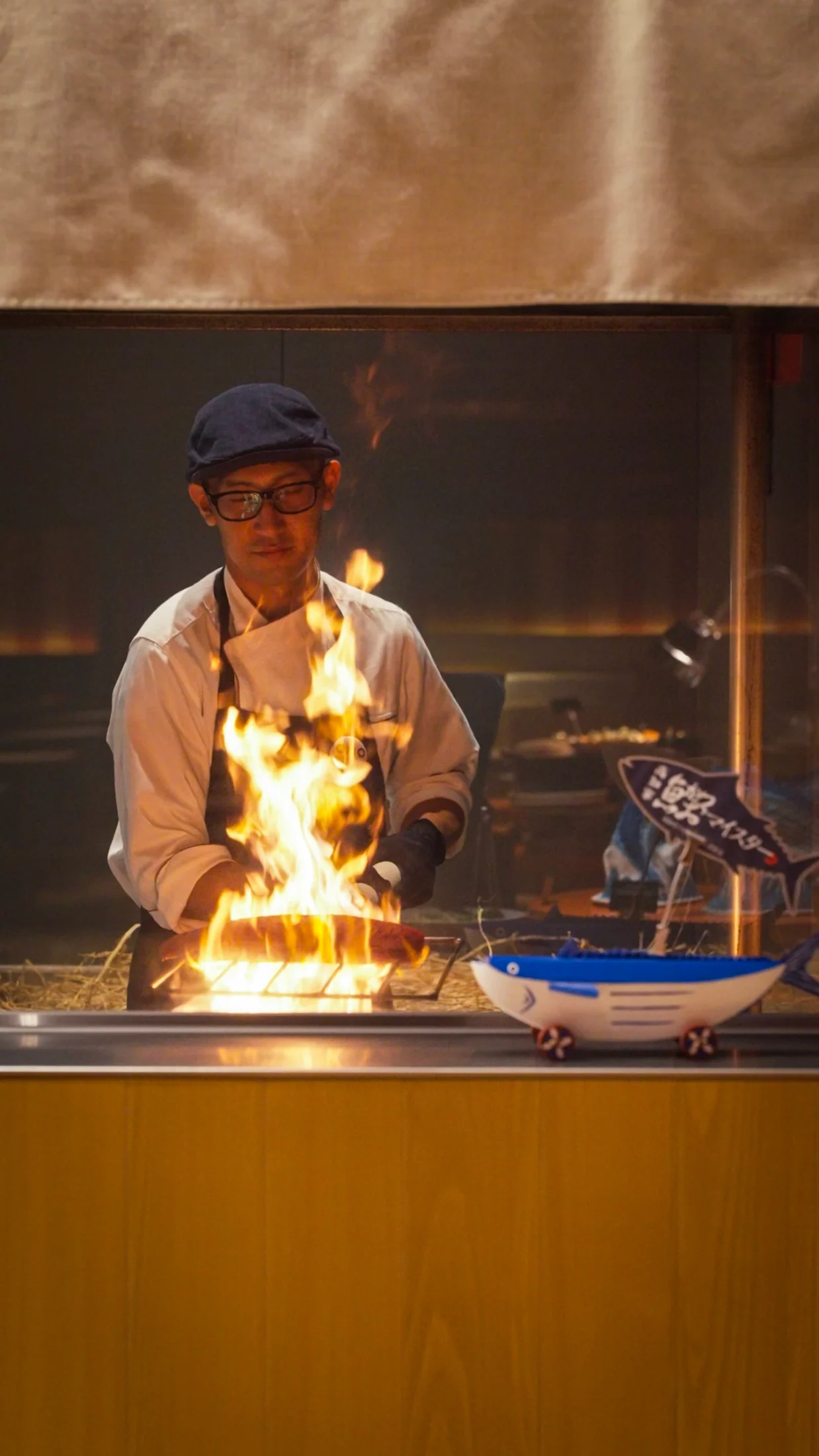 炎を扱う料理人